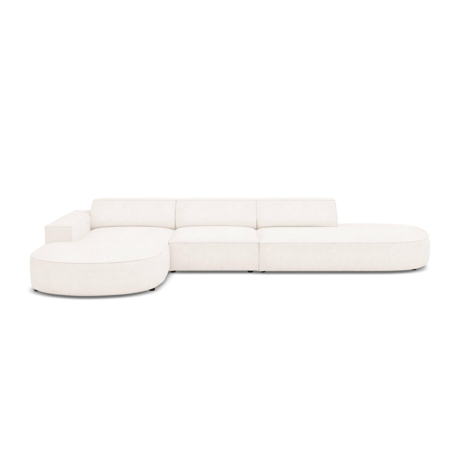 5-zits hoekbank Jodie bouclé Chaise Longue links | Micadoni Home 5-zits hoekbank Jodie bouclé Chaise Longue links | Micadoni Home afbeelding 1