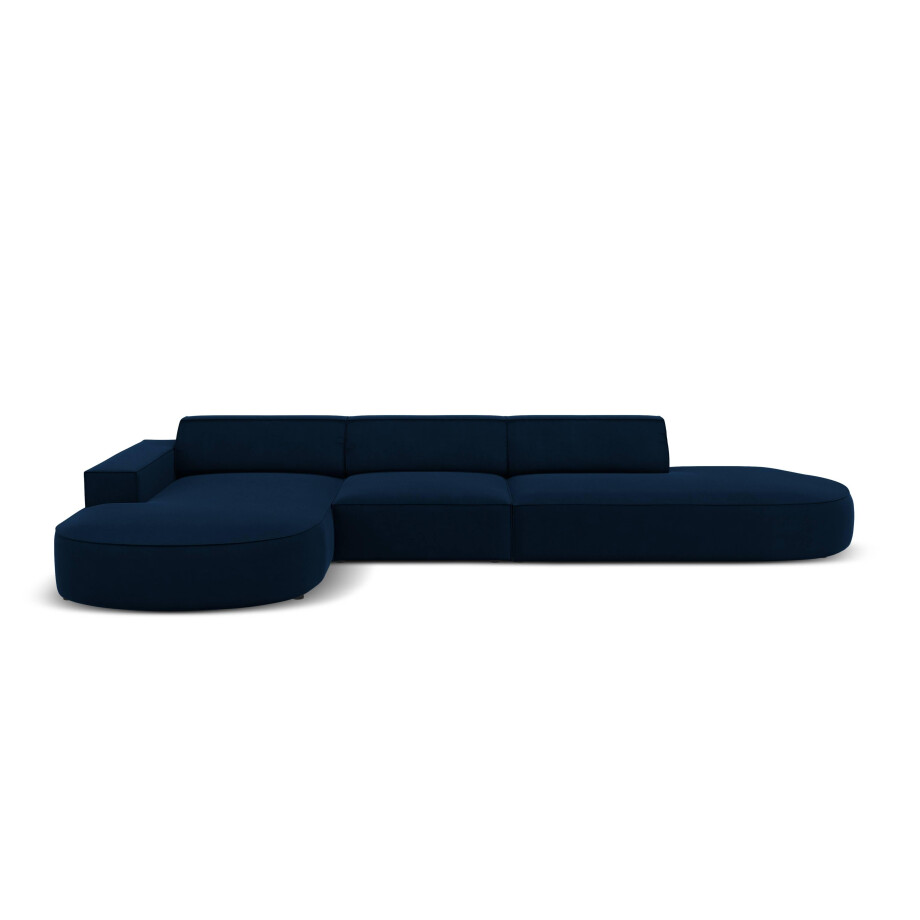 5-zits hoekbank Jodie velvet Chaise Longue links | Micadoni Limited Edition afbeelding 1