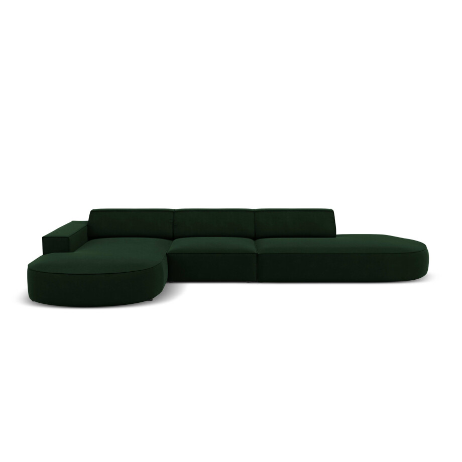5-zits hoekbank Jodie velvet Chaise Longue links | Micadoni Limited Edition afbeelding 1
