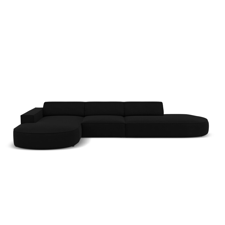 5-zits hoekbank Jodie velvet Chaise Longue links | Micadoni Limited Edition afbeelding 1