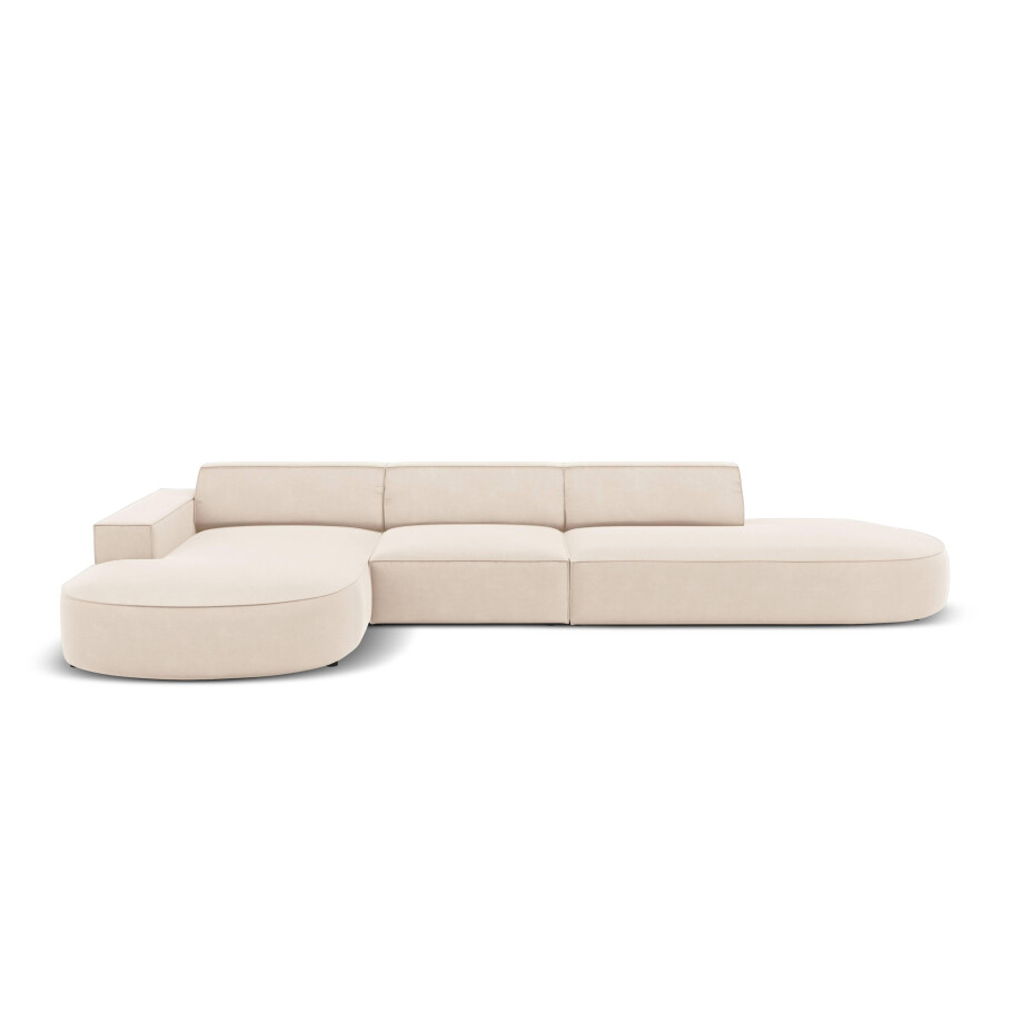 5-zits hoekbank Jodie velvet Chaise Longue links | Micadoni Limited Edition afbeelding 1