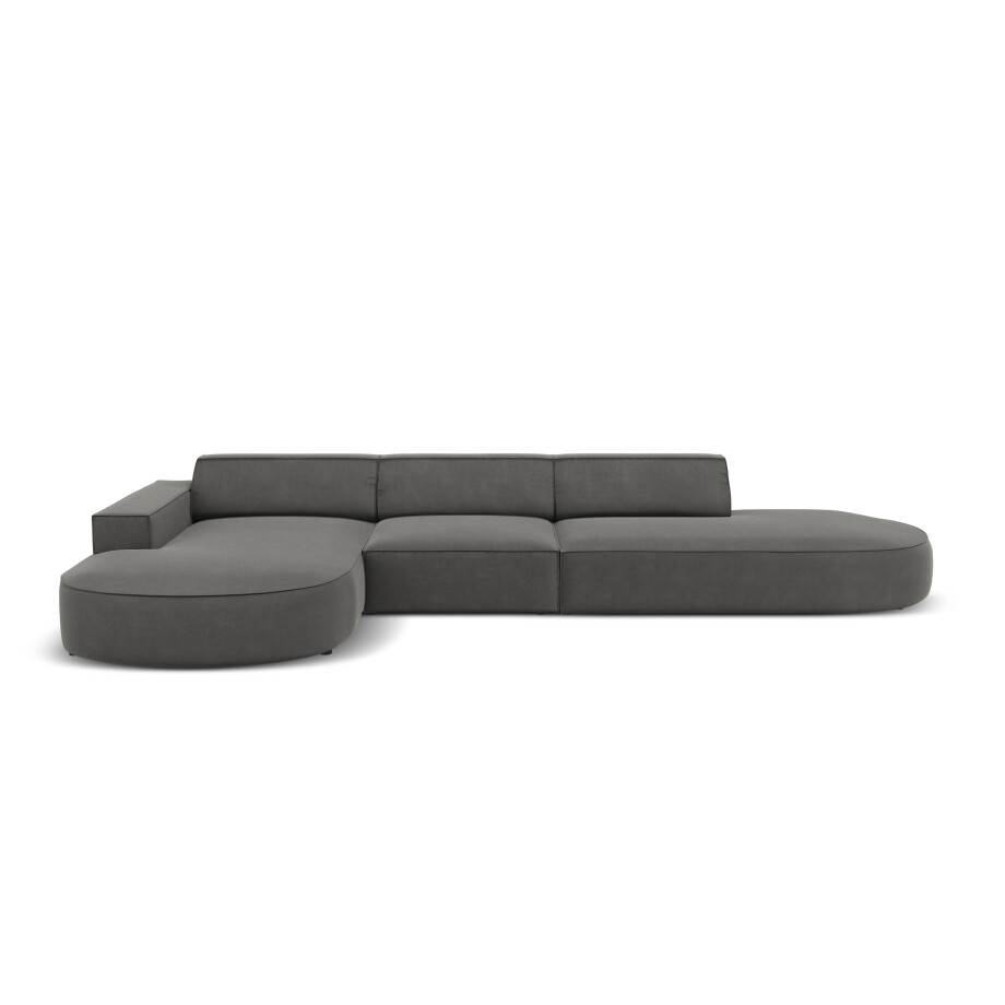 5-zits hoekbank Jodie velvet Chaise Longue links | Micadoni Limited Edition 5-zits hoekbank Jodie velvet Chaise Longue links | Micadoni Limited Edition afbeelding 1