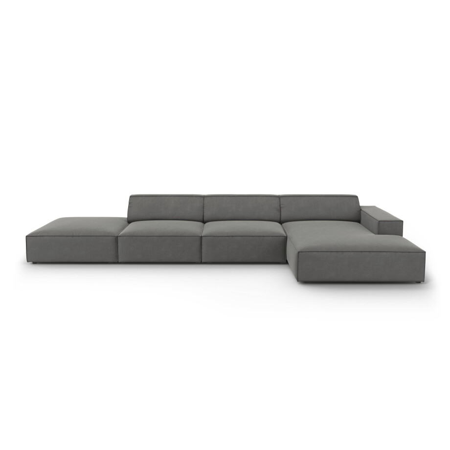 5-zits hoekbank Jodie velvet rechts | Micadoni Limited Edition afbeelding 1
