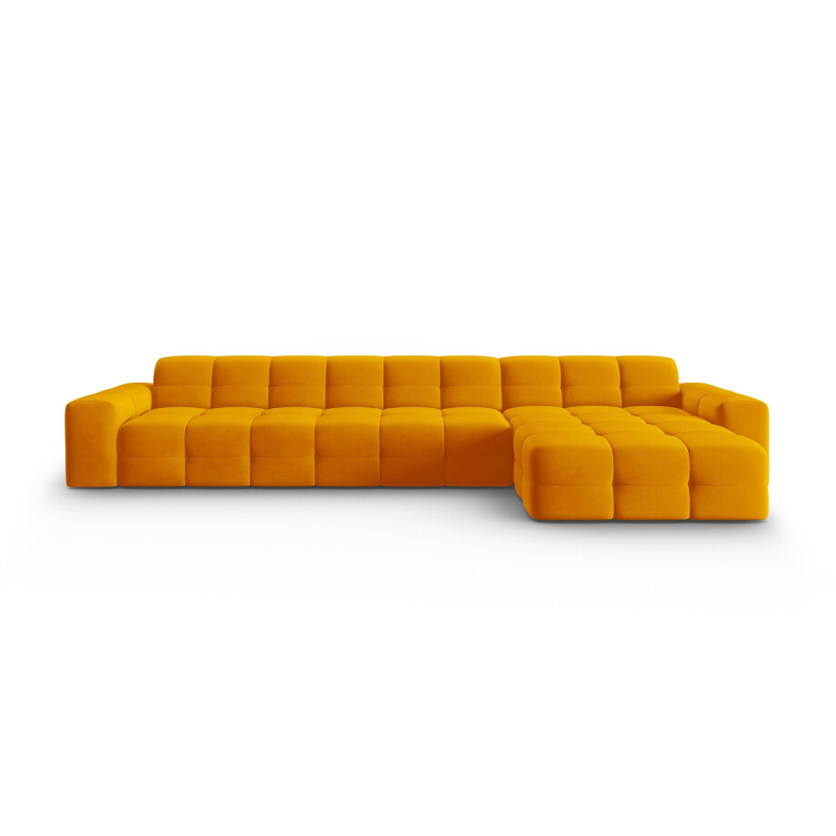 5-zitshoekbank Kendal velvet rechts | Micadoni Limited Edition afbeelding 1