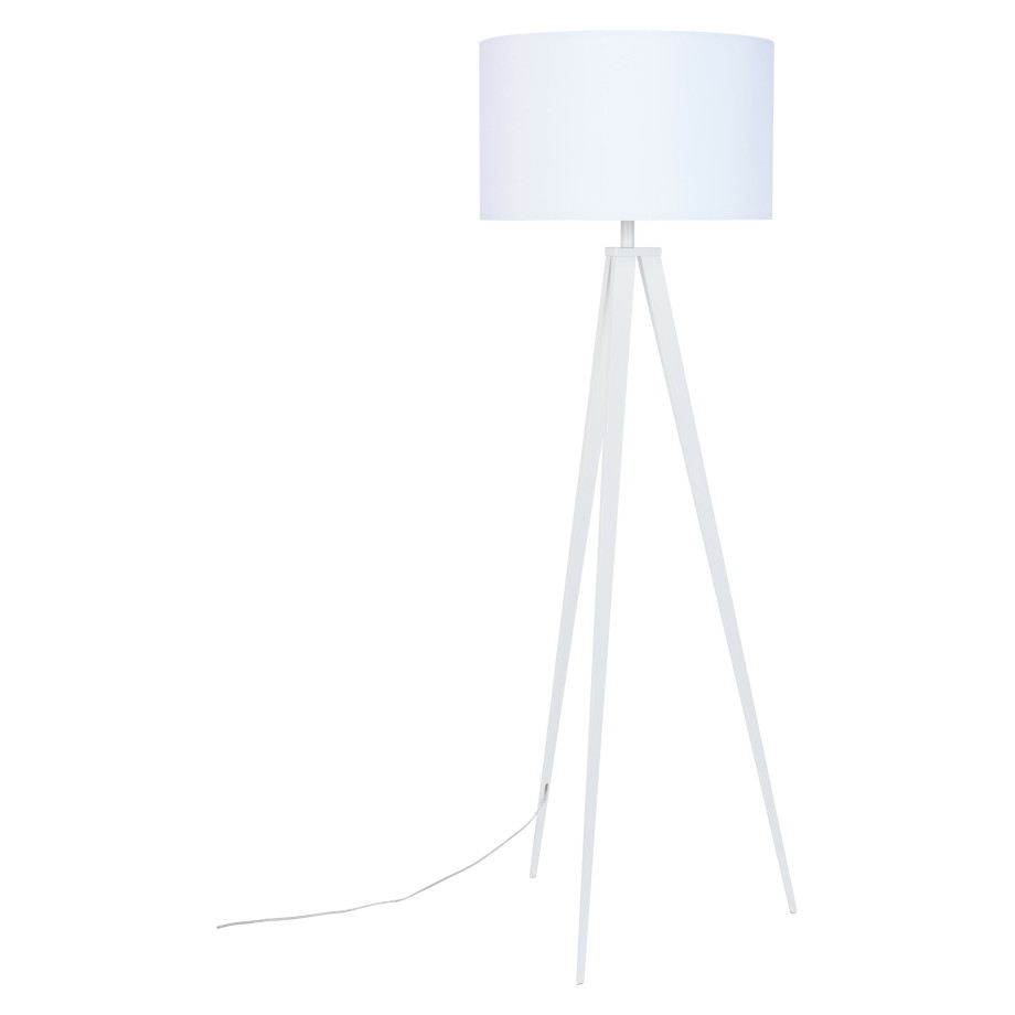 Zuiver Vloerlamp 'Tripod' 157cm, kleur Wit afbeelding 1