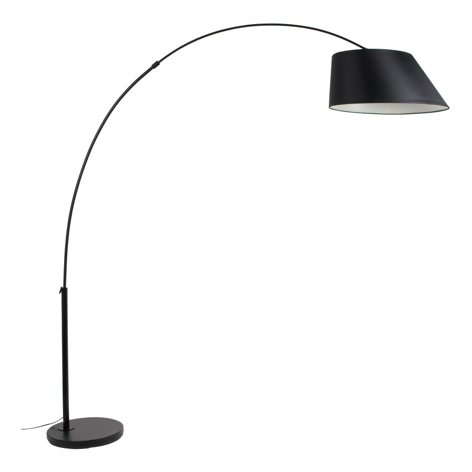 Zuiver Vloerlamp 'Arc' 222cm, kleur Zwart Zuiver Vloerlamp 'Arc' 222cm, kleur Zwart afbeelding 1
