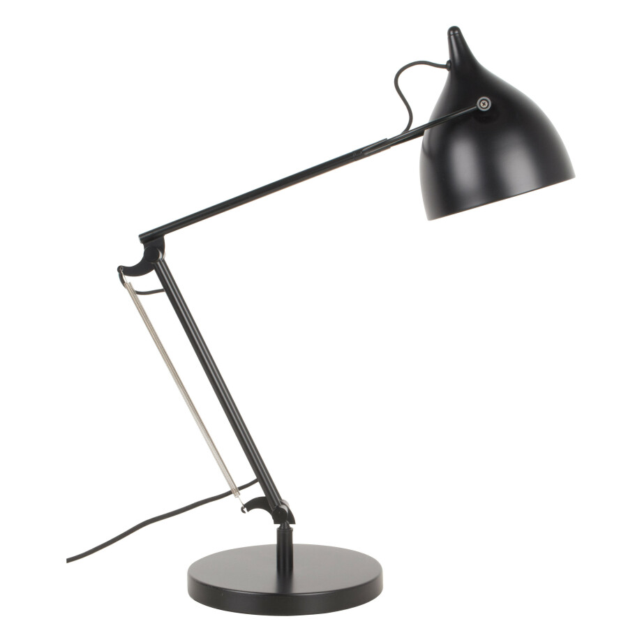 Zuiver Verstelbare Tafellamp 'Reader' kleur Zwart Zuiver Verstelbare Tafellamp 'Reader' kleur Zwart afbeelding 1