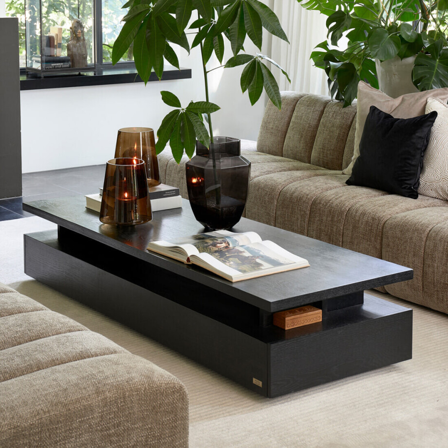 Rivièra Maison Salontafel '5th Avenue' Eikenhout, 200 x 70cm afbeelding 1