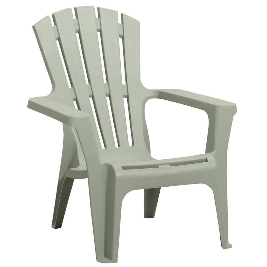 Leen Bakker - Loungestoel Maryland - Licht - Kunststof - Groen - 80x73x88 Cm Leen Bakker - Loungestoel Maryland - Licht - Kunststof - Groen - 80x73x88 Cm afbeelding 1