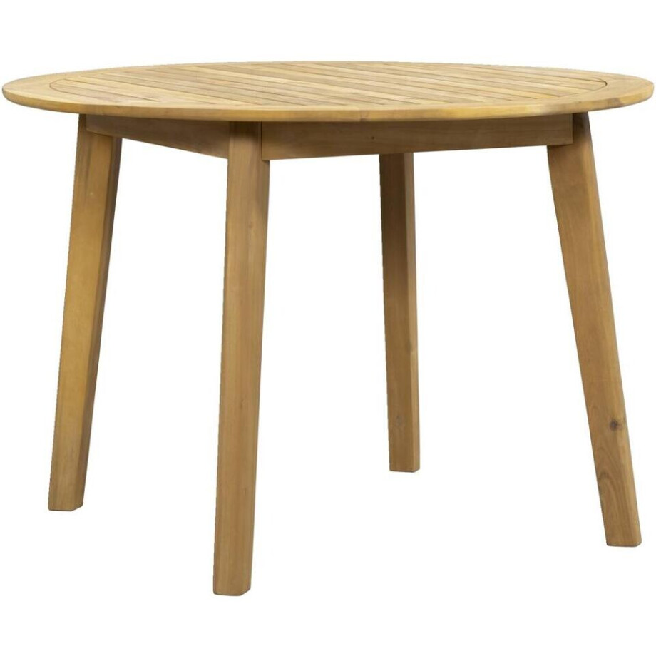 Leen Bakker - Tuintafel Durance - Acacia - 76xØ110 Cm - Hout - Bruin afbeelding 1