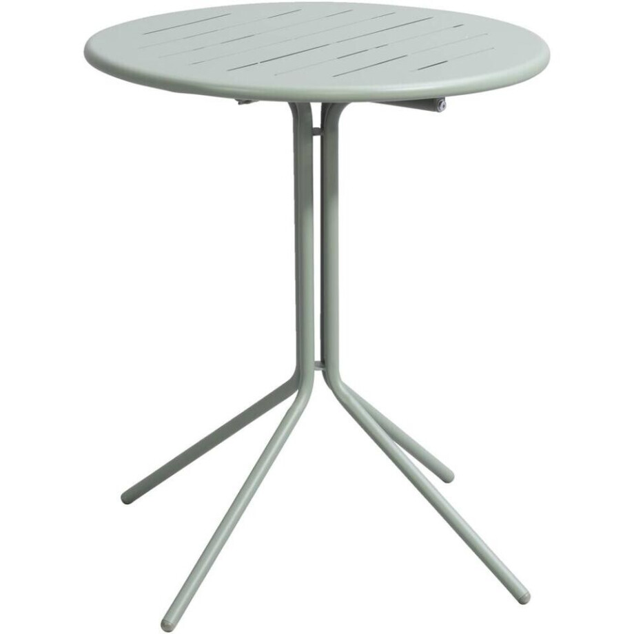 Leen Bakker - Bistrotafel Vence - 70xØ60 Cm - Metaal - Groen Leen Bakker - Bistrotafel Vence - 70xØ60 Cm - Metaal - Groen afbeelding 1