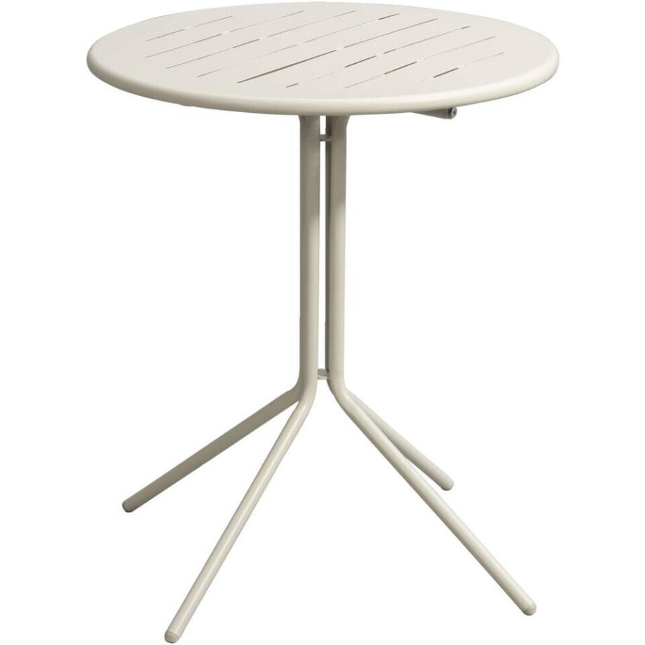 Leen Bakker - Bistrotafel Vence - Zand - 70xØ60 Cm - Metaal - Beige Leen Bakker - Bistrotafel Vence - Zand - 70xØ60 Cm - Metaal - Beige afbeelding 1