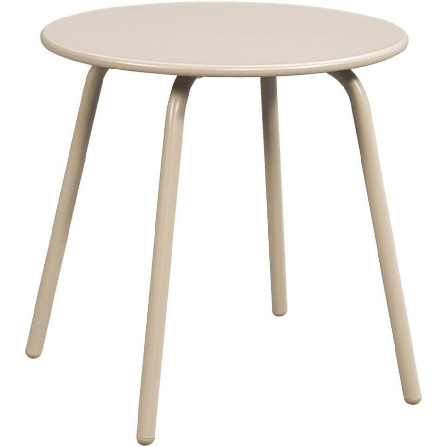 Leen Bakker - Bijzettafel Montreal - Zand/ - 45xØ45 Cm - Metaal - Beige afbeelding 1