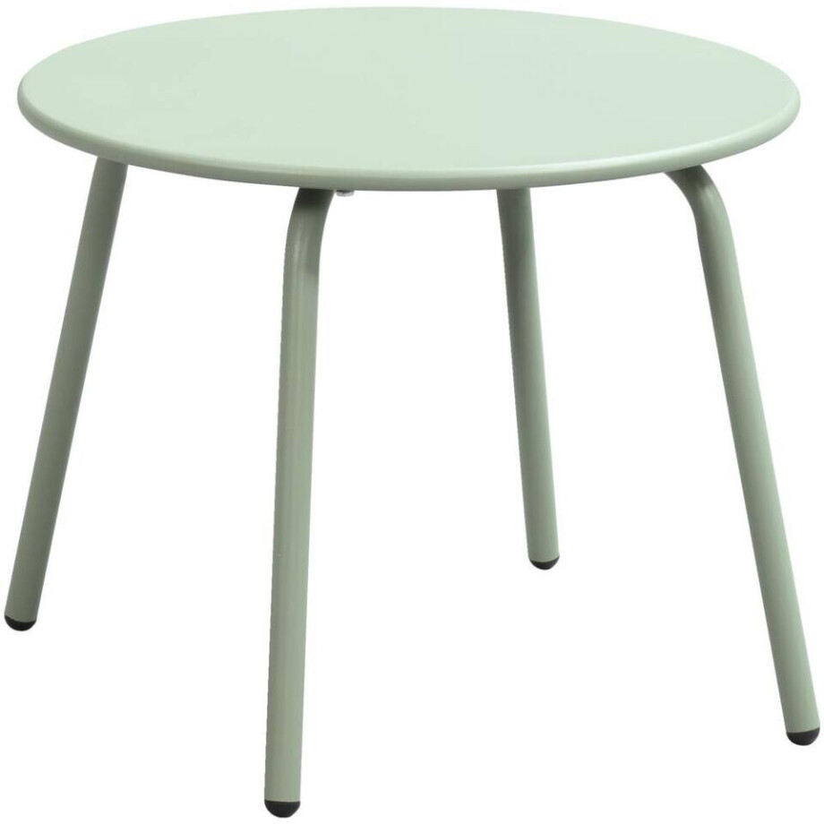 Leen Bakker - Bijzettafel Montreal - / - 40xØ50 Cm - Metaal - Groen afbeelding 1