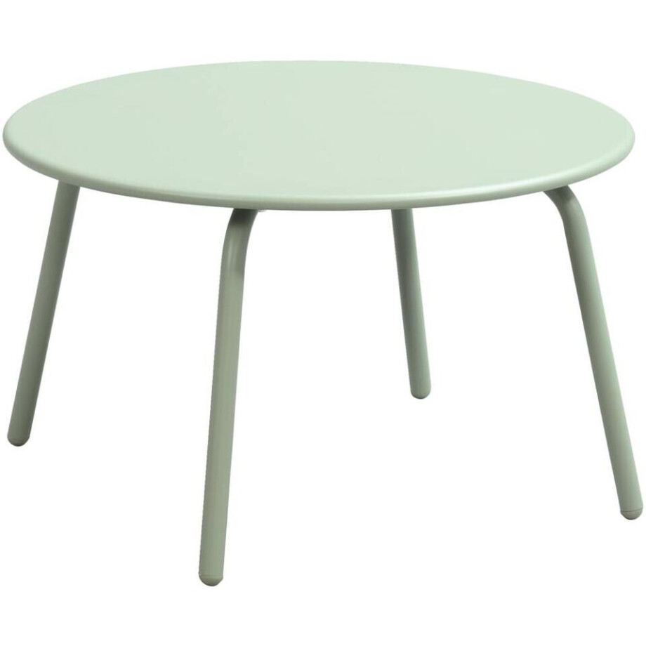 Leen Bakker - Bijzettafel Montreal - / - 36xØ60 Cm - Metaal - Groen afbeelding 1