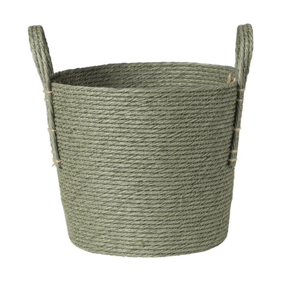 Mand Lotte - ø25x28 cm - groen afbeelding 