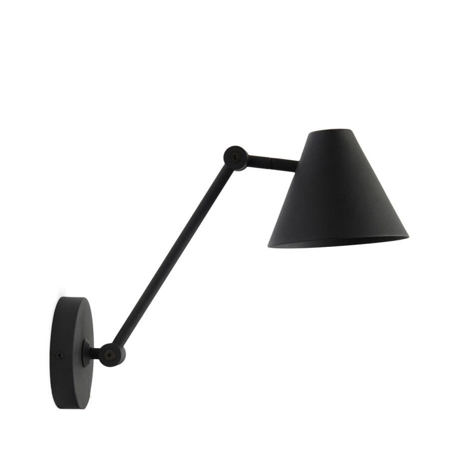 Rivièra Maison Wandlamp 'Metal', kleur Zwart Rivièra Maison Wandlamp 'Metal', kleur Zwart afbeelding 1