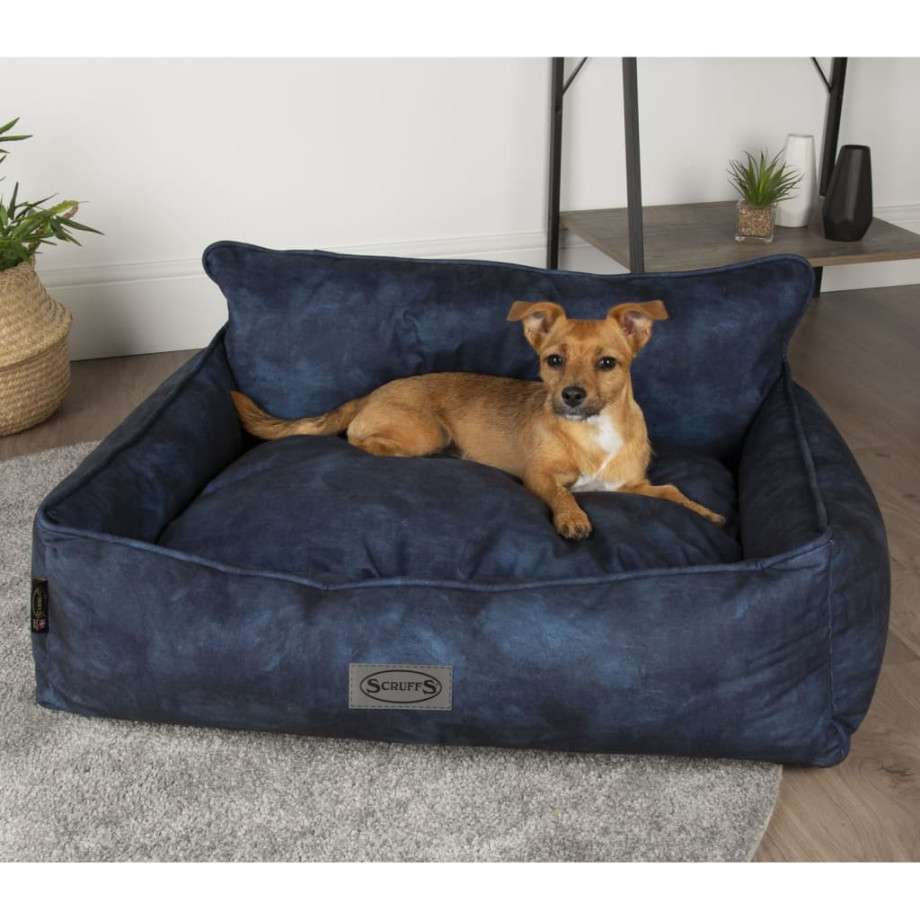 Scruffs & Tramps Hondenmand Kensington maat M 60x50 cm marineblauw afbeelding 1