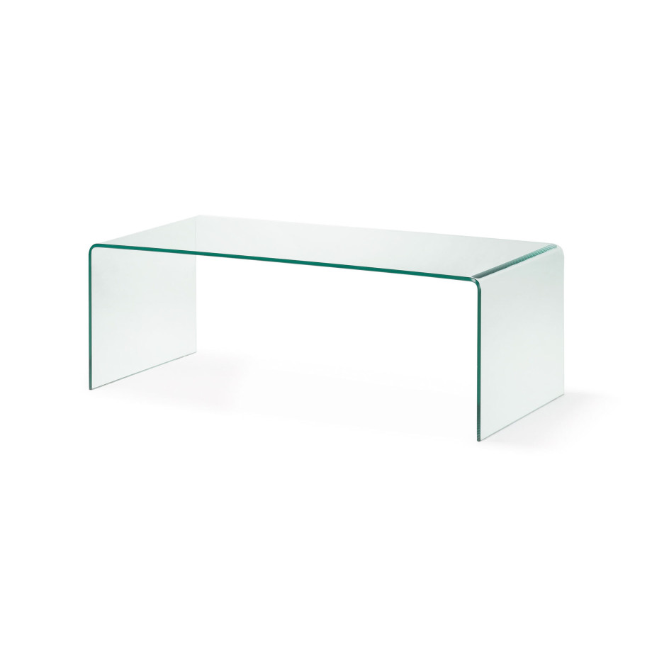 Kave Home Glazen Salontafel 'Burano', 110 x 50 cm afbeelding 