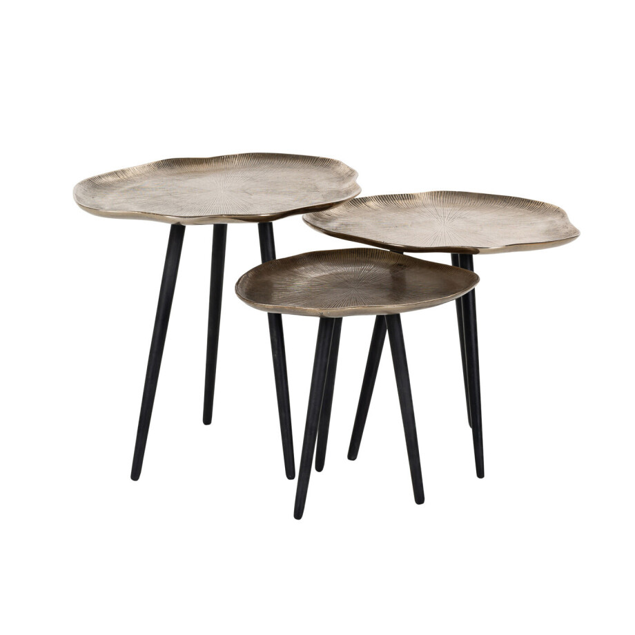 Richmond Salontafel 'Volenta' Set van 3 stuks Richmond Salontafel 'Volenta' Set van 3 stuks afbeelding 1