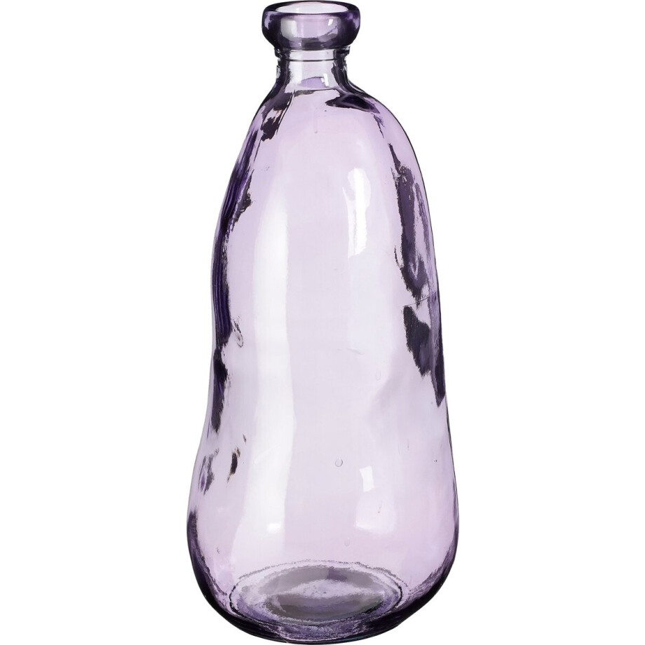 Mica Decorations Pinto Vaas - H51 x Ø22 cm - Gerecycled Glas - Lila Mica Decorations Pinto Vaas - H51 x Ø22 cm - Gerecycled Glas - Lila afbeelding 1