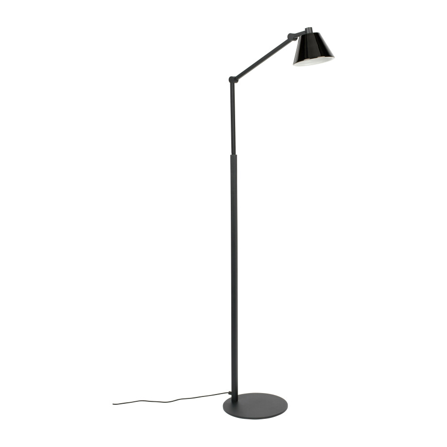 Zuiver Vloerlamp 'Lub' 142cm, kleur Zwart Zuiver Vloerlamp 'Lub' 142cm, kleur Zwart afbeelding
