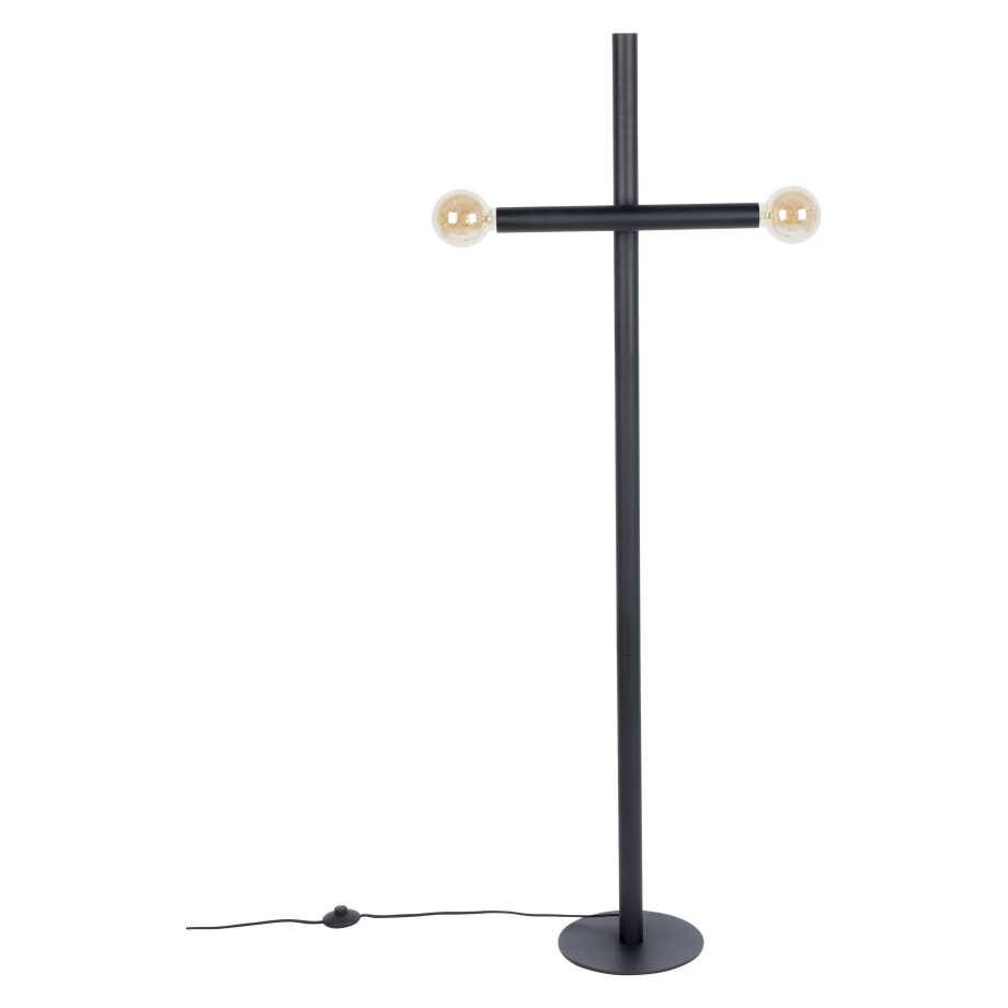 Zuiver Vloerlamp 'Hawk' 2-lamps, kleur Zwart afbeelding 1