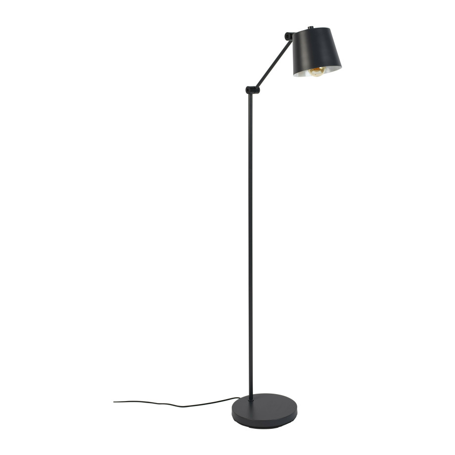 ZILT Vloerlamp 'Bret' 124cm hoog, kleur Zwart afbeelding 