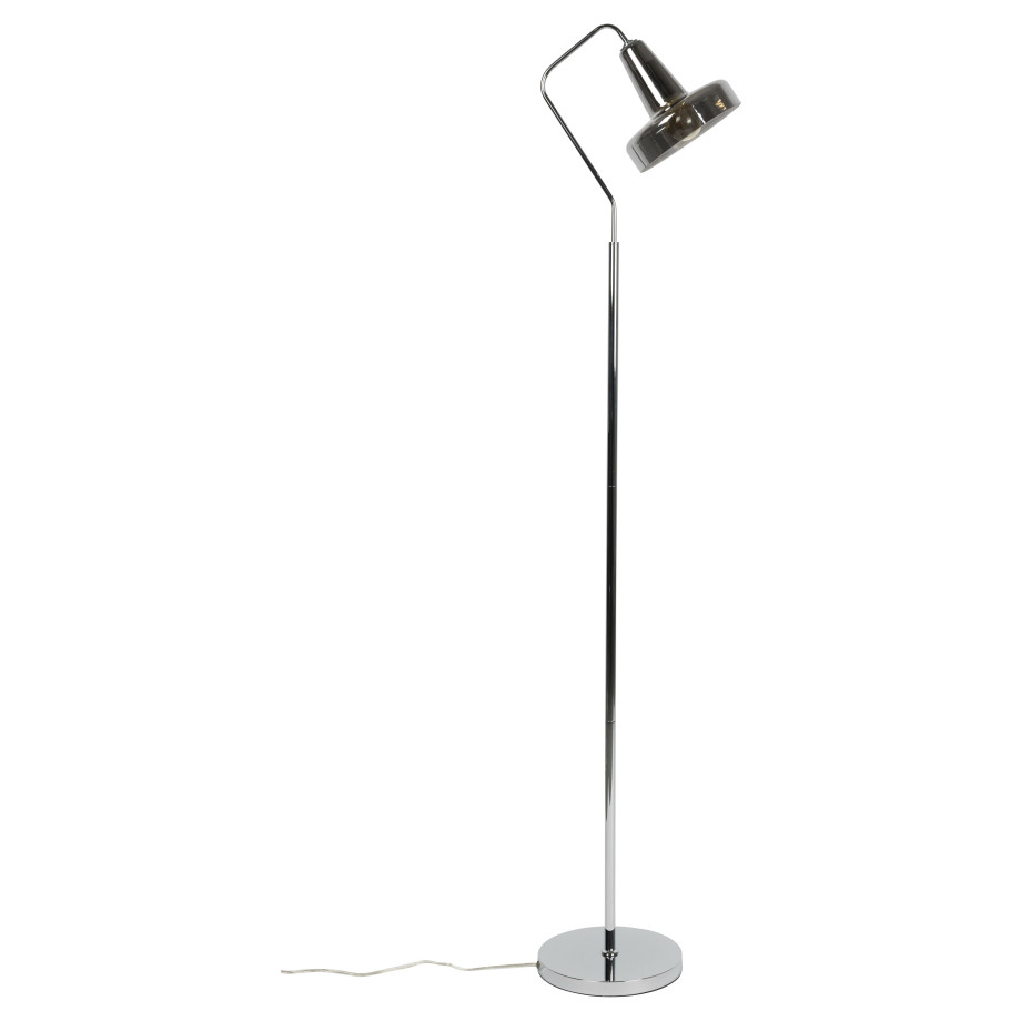 ZILT Vloerlamp 'Ezequiel' Glas, 160cm, kleur Smoke afbeelding 1