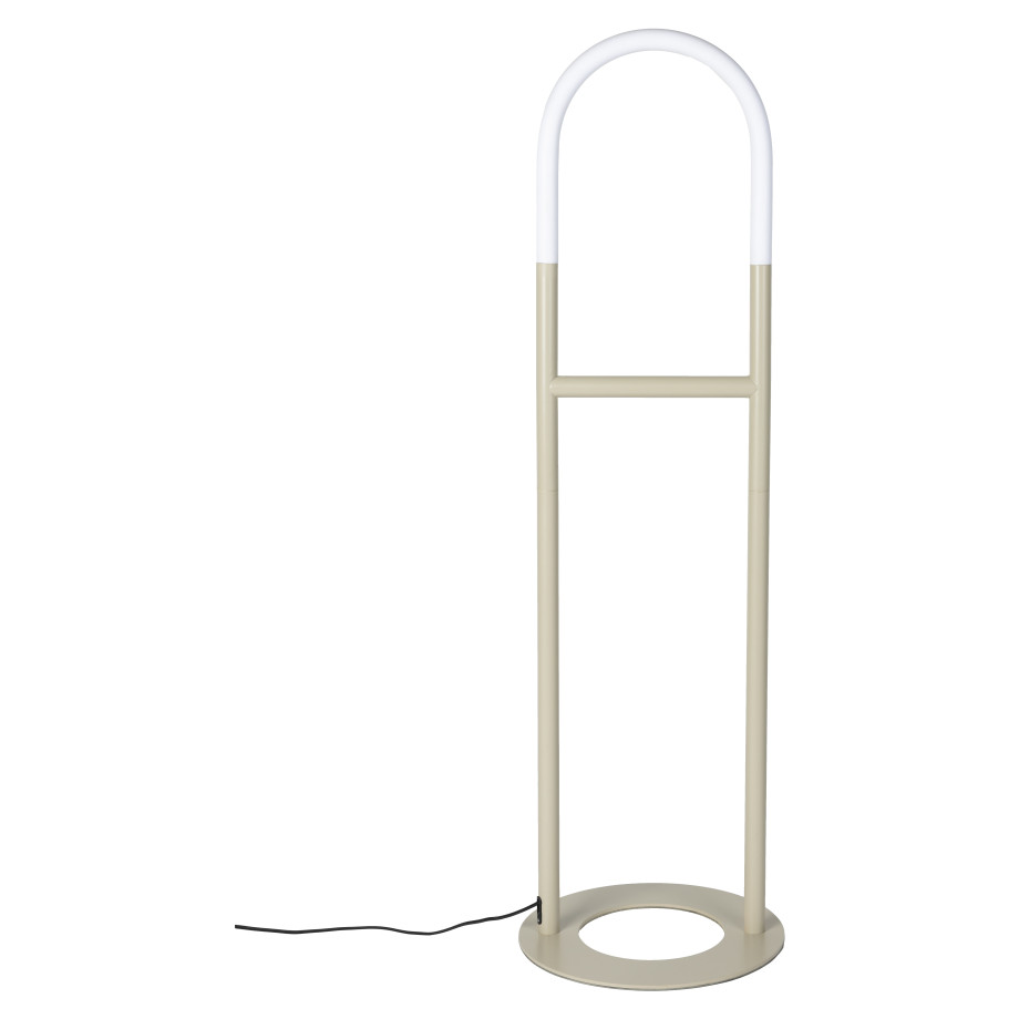 Zuiver Vloerlamp 'Arch' 135cm, kleur Beige afbeelding 