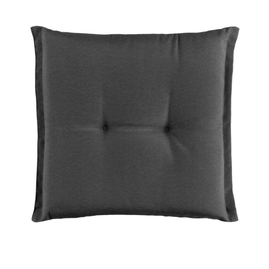 Leen Bakker - Zitkussen Brest - 44x44 Cm - Stof - Grijs Leen Bakker - Zitkussen Brest - 44x44 Cm - Stof - Grijs afbeelding 1