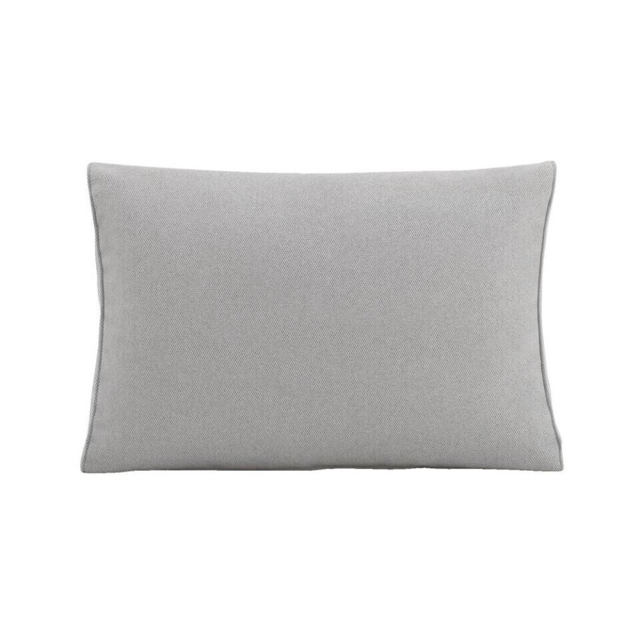 Leen Bakker - Rugkussen Orleáns - Licht - 60x43x12 Cm - Katoen - Grijs Leen Bakker - Rugkussen Orleáns - Licht - 60x43x12 Cm - Katoen - Grijs afbeelding 1