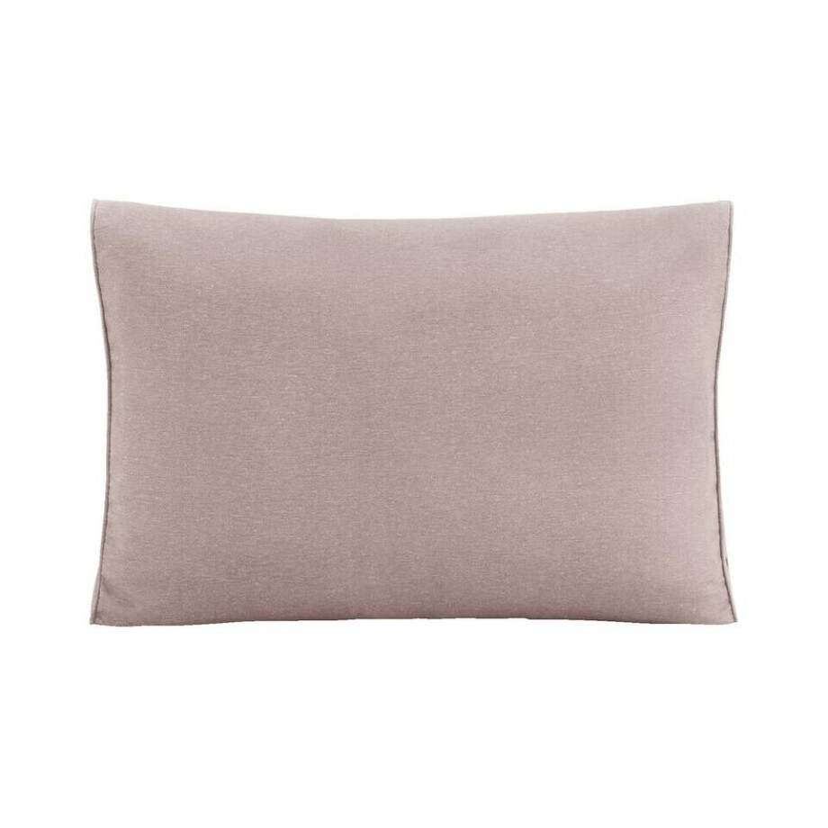 Leen Bakker - Rug/zij Loungekussen Brest - 60x43 Cm - Katoen - Taupe - 12x43x60 Cm afbeelding 1