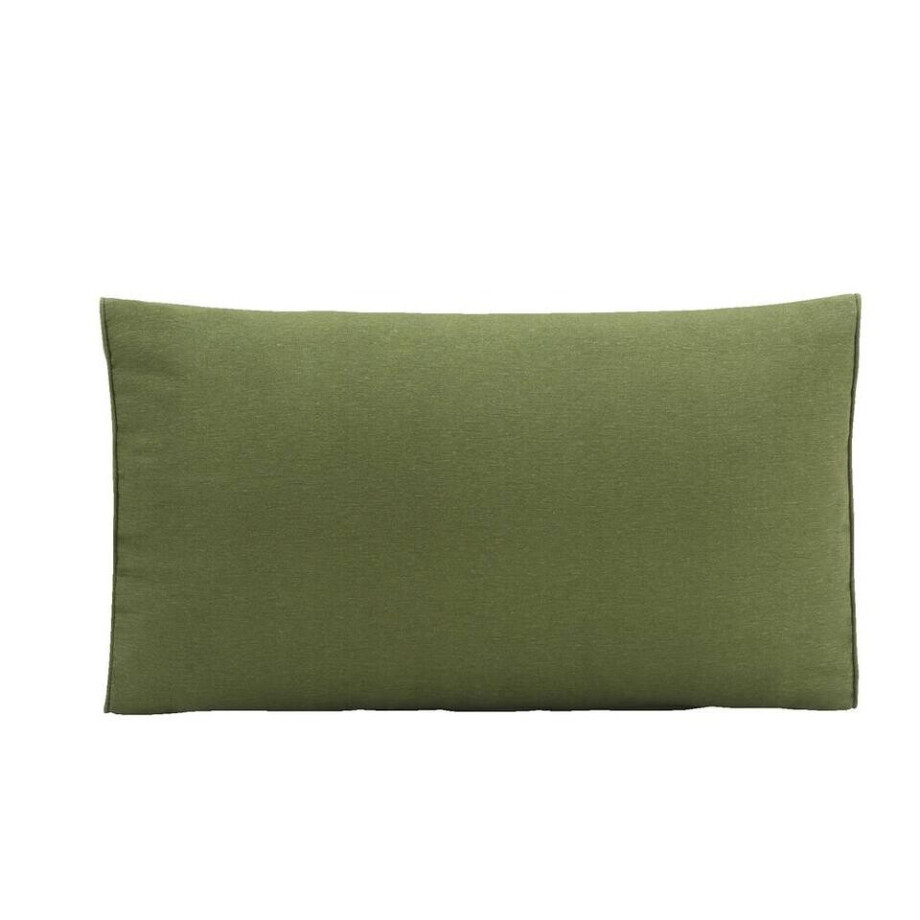 Leen Bakker - Loungekussen Brest Rug/zij - Donker - 73x43 Cm - Polyester - Groen - 12x43x73 Cm Leen Bakker - Loungekussen Brest Rug/zij - Donker - 73x43 Cm - Polyester - Groen - 12x43x73 Cm afbeelding 1