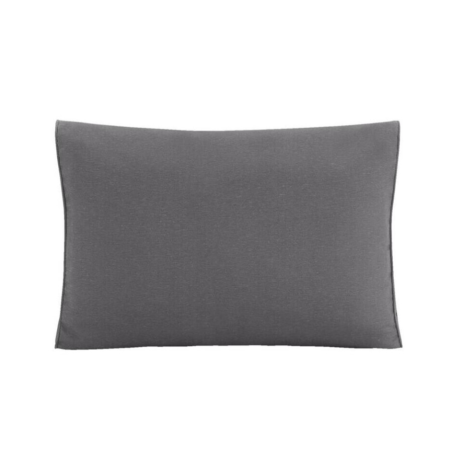 Leen Bakker - Loungekussen Brest Rug/zij - 60x43 Cm - Polyester - Grijs - 12x43x60 Cm afbeelding 1