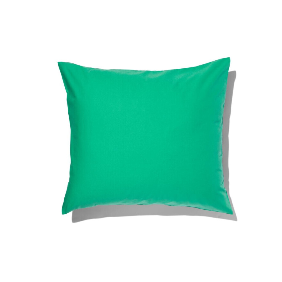 HEMA HEMA Kussensloop 60x70cm Zacht Katoen Groen (groen) afbeelding 1