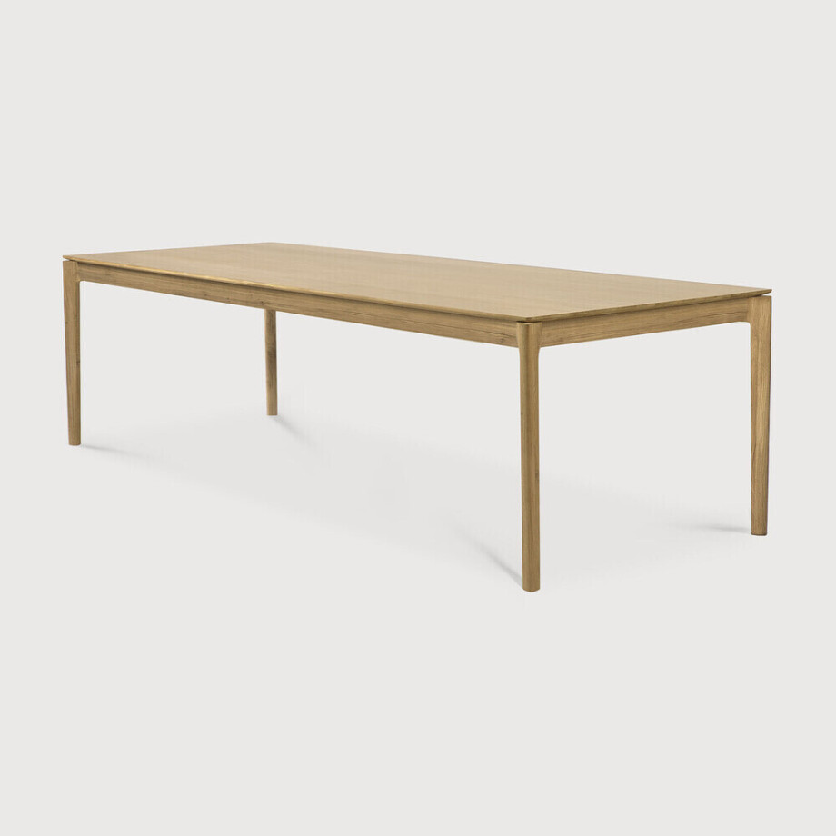 Ethnicraft Eettafel 'Bok' Geolied Eikenhout, 240 x 100cm afbeelding 