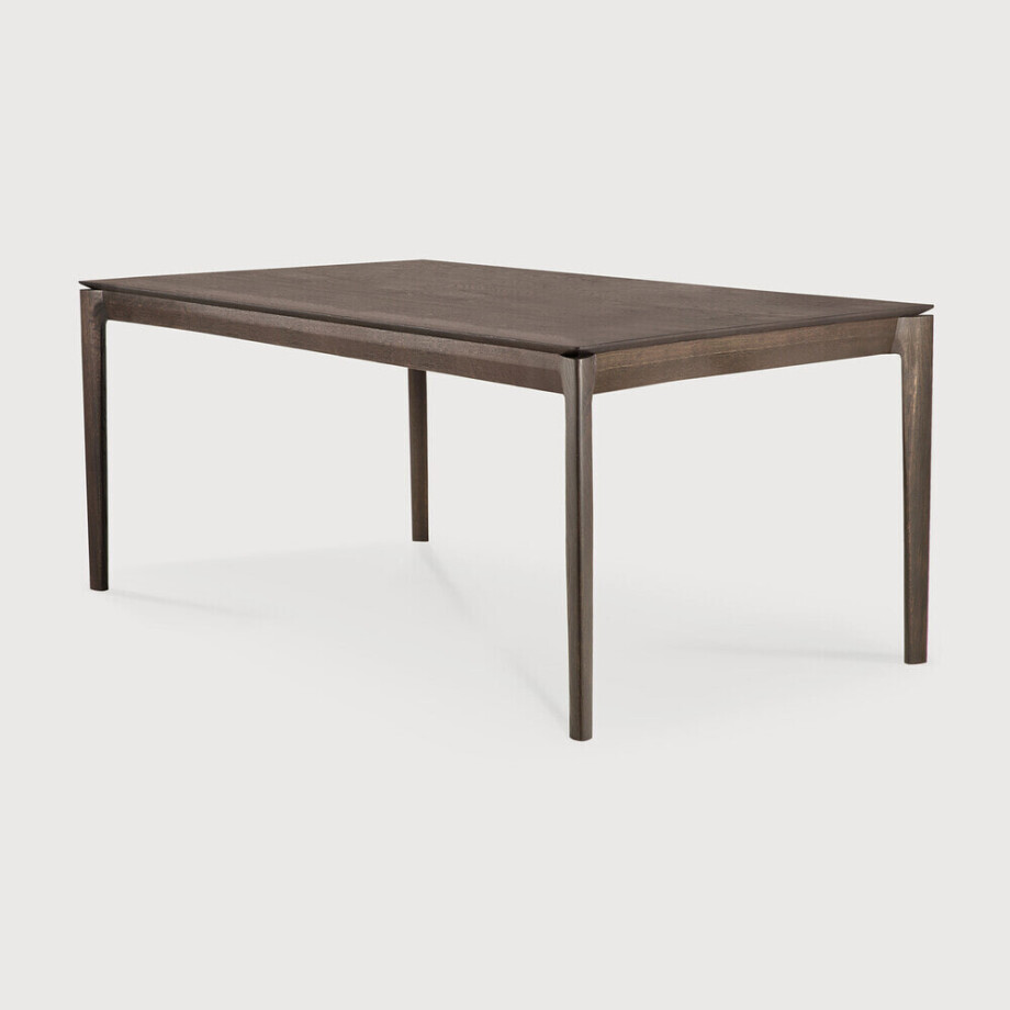 Ethnicraft Eettafel 'Bok' Gevernist Eikenhout, 160 x 80cm, kleur Bruin afbeelding 1
