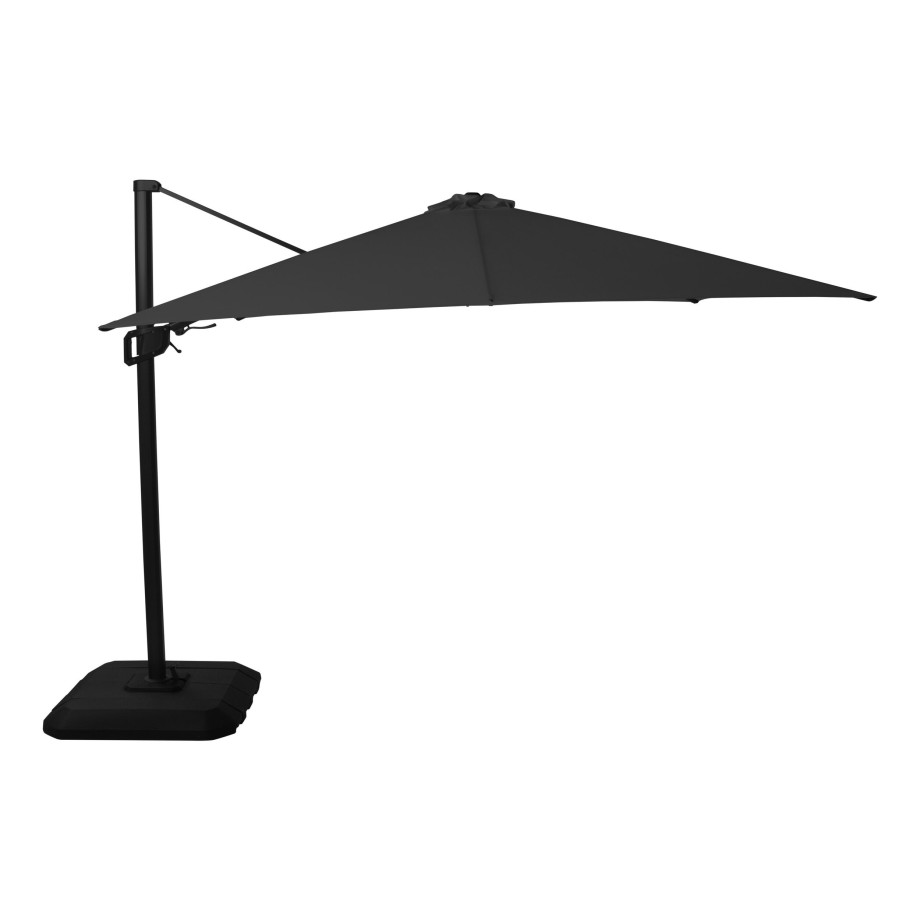 Hartman Zweefparasol 'Shadowflex Deluxe' 300 x 300cm, kleur Antraciet afbeelding 1