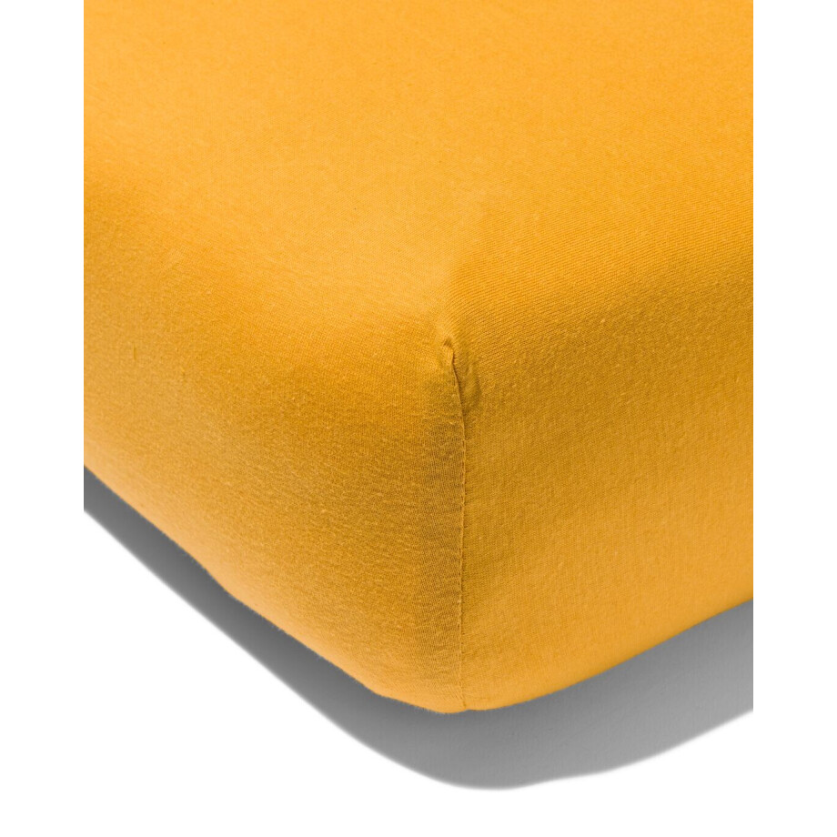 HEMA HEMA Hoeslaken 70x150cm Jersey Geel (geel) afbeelding 1