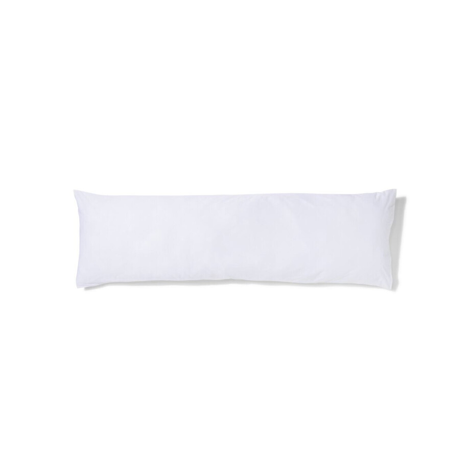 HEMA HEMA Kussensloop 50x160cm Zacht Katoen Wit (wit) afbeelding 1