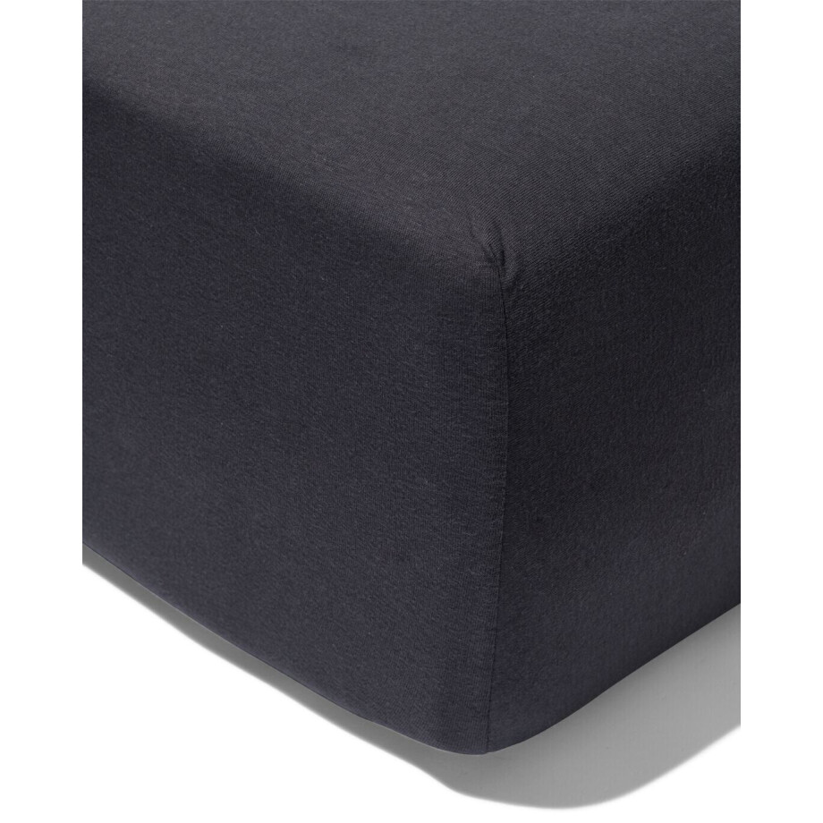 HEMA HEMA Boxspring Hoeslaken 160x200cm Jersey Donkergrijs (donkergrijs) afbeelding 1