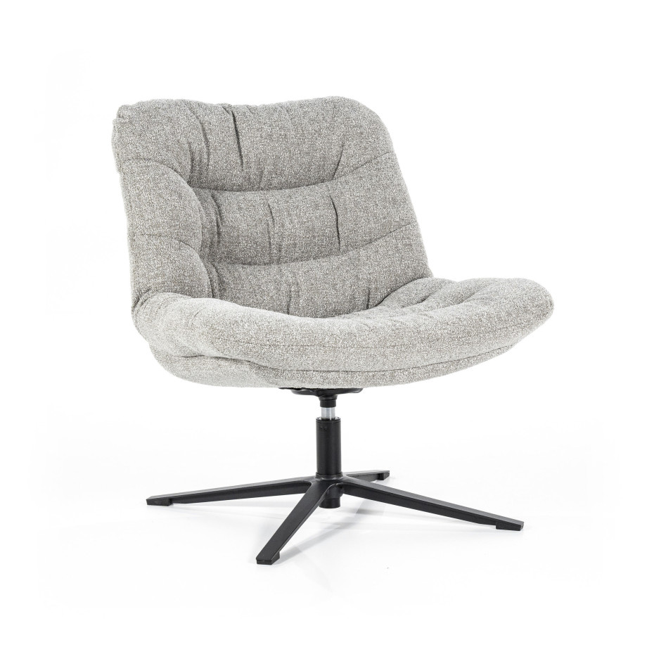 Eleonora Fauteuil 'Danica' kleur Lichtgrijs Baquer afbeelding 1