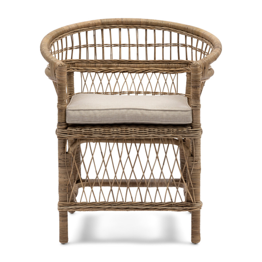 Eetkamerstoel Victoria Falls, Natural, Rattan afbeelding 1