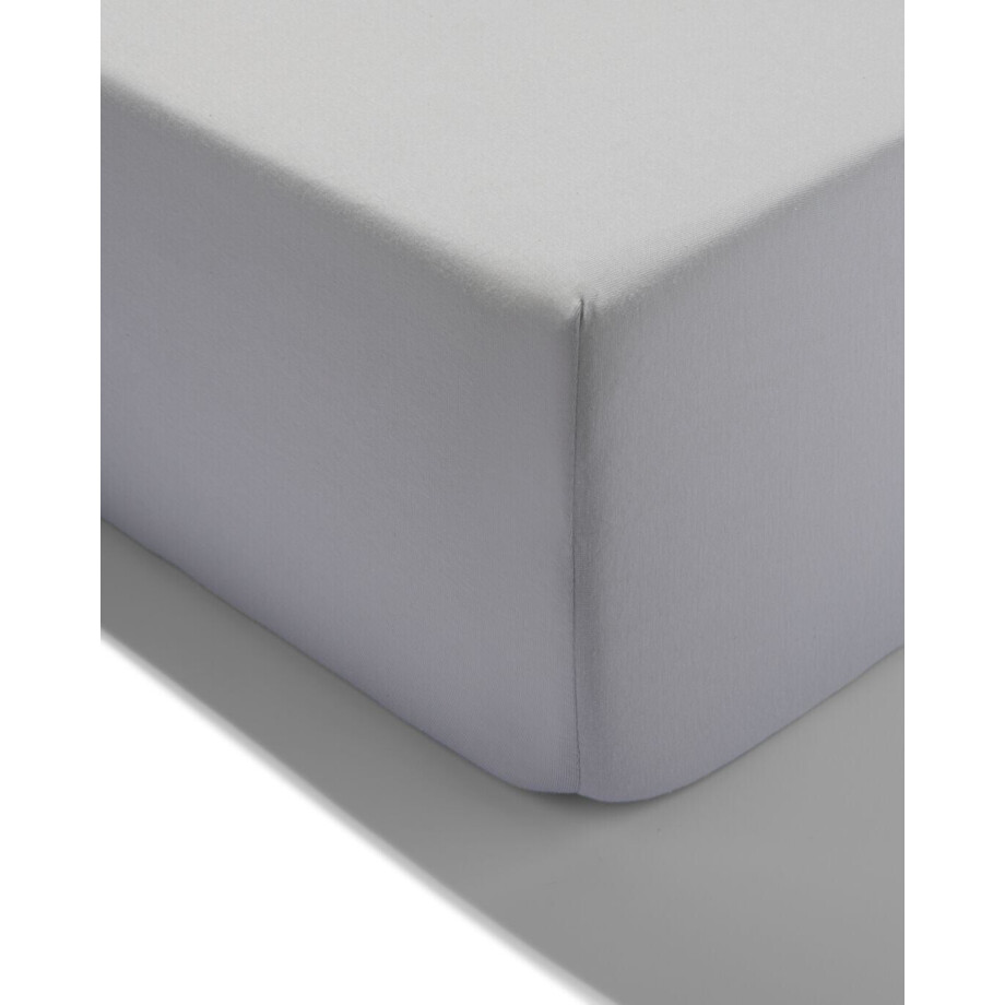 HEMA HEMA Hoeslaken 140x200cm Jersey Donkergrijs (donkergrijs) afbeelding 1