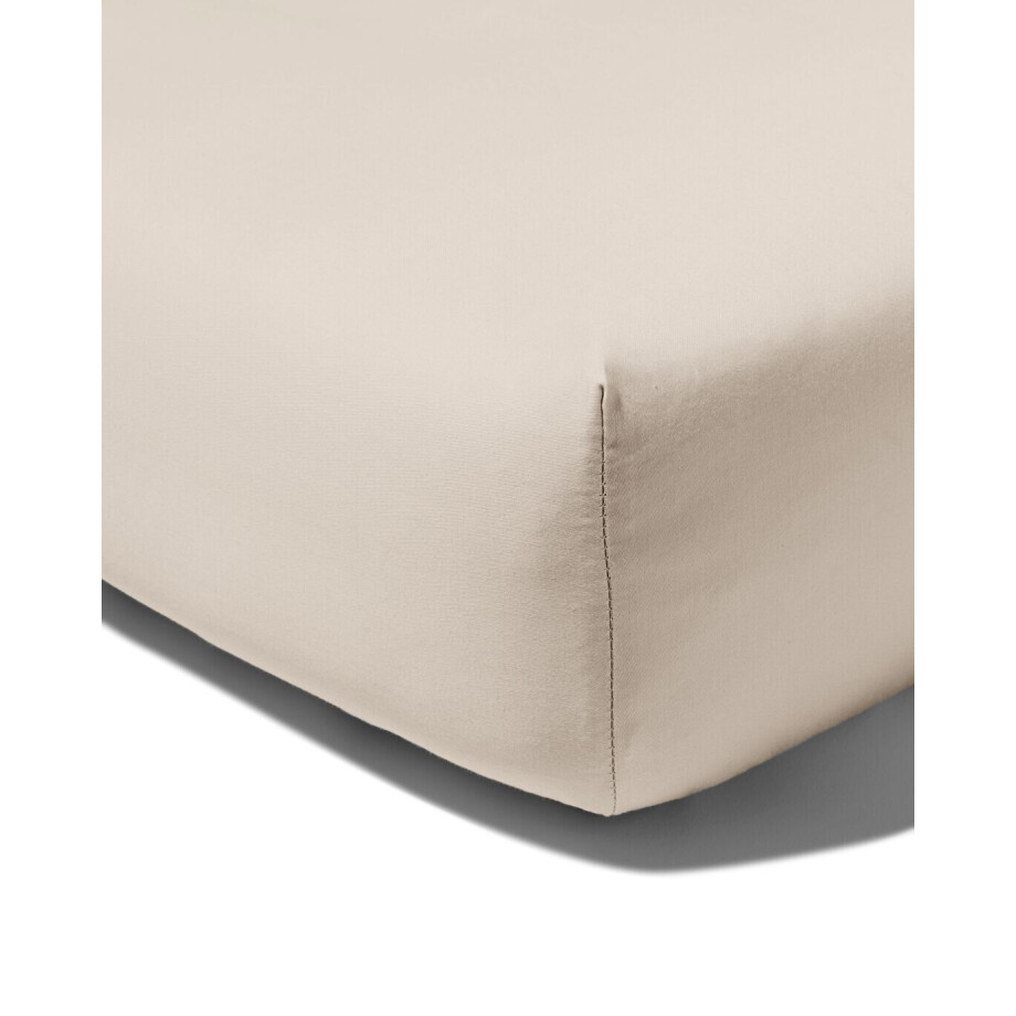 HEMA HEMA Hoeslaken 140x200cm Satijn Zand (zand) HEMA HEMA Hoeslaken 140x200cm Satijn Zand (zand) afbeelding 1