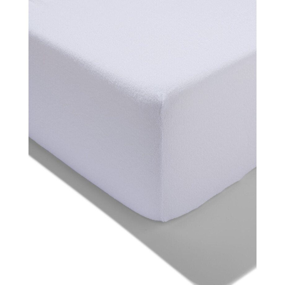 HEMA HEMA Hoeslaken Matrasbeschermer Molton Waterdicht 90x200cm (wit) afbeelding 1
