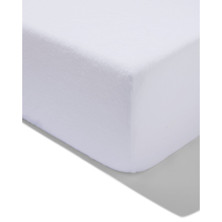 HEMA HEMA Matrasbeschermer Molton 200x200cm Katoen Wit (wit) afbeelding 1