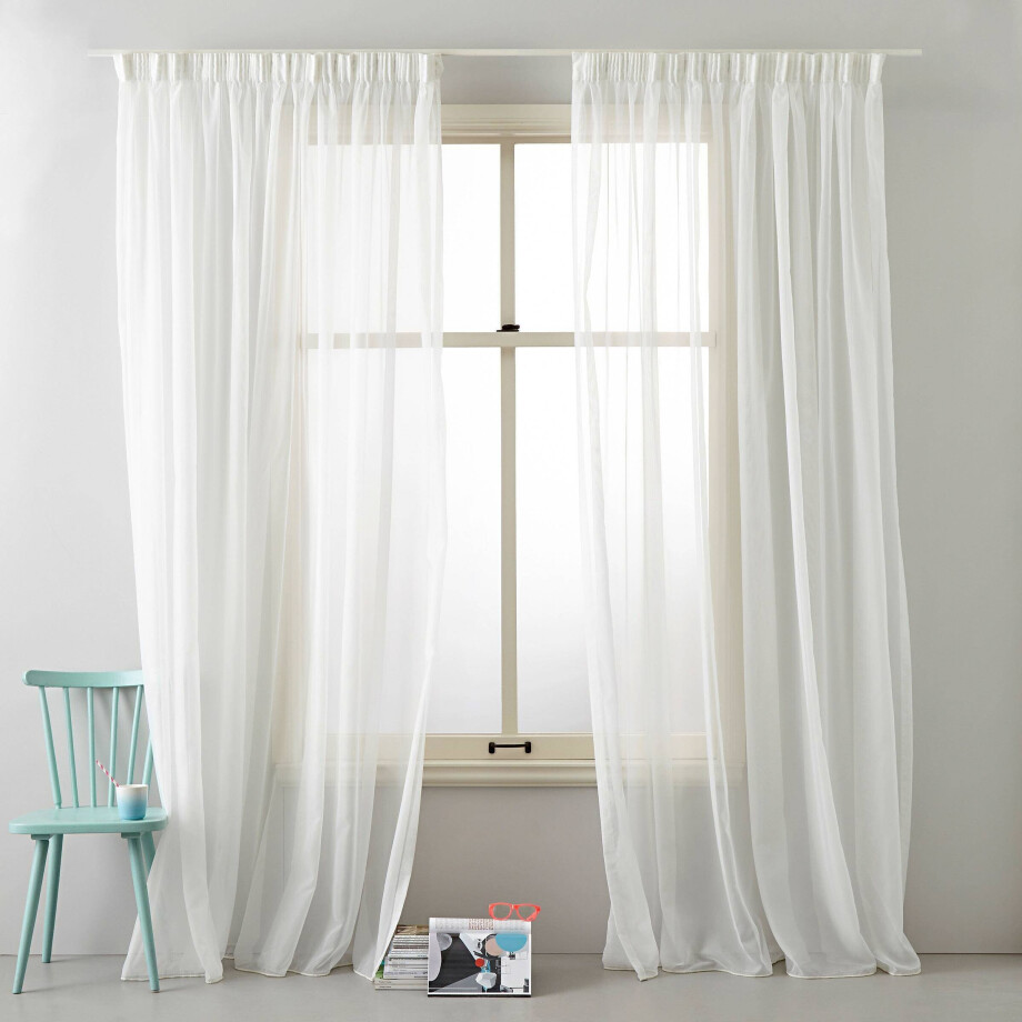 NOUS Living vitrage gordijn kant en klaar Turijn (per stuk) (300 x 315 cm)* afbeelding 