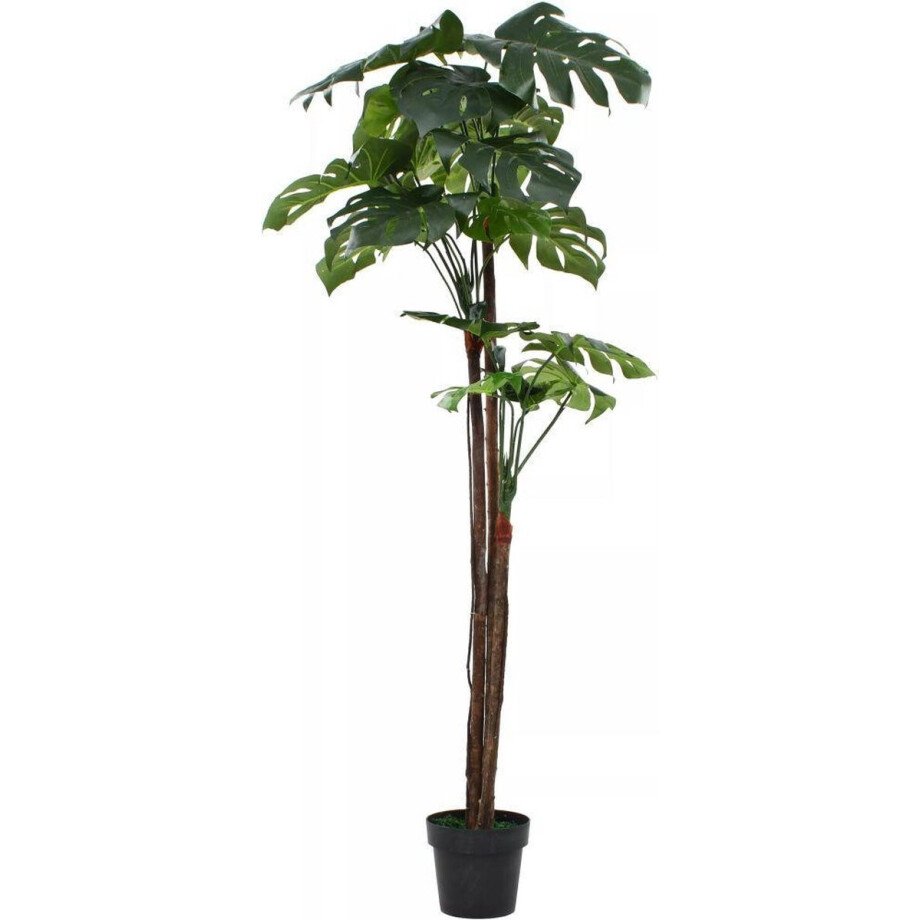 vidaXL - Kunstplant - met - pot - monstera - 170 - cm - groen afbeelding 1